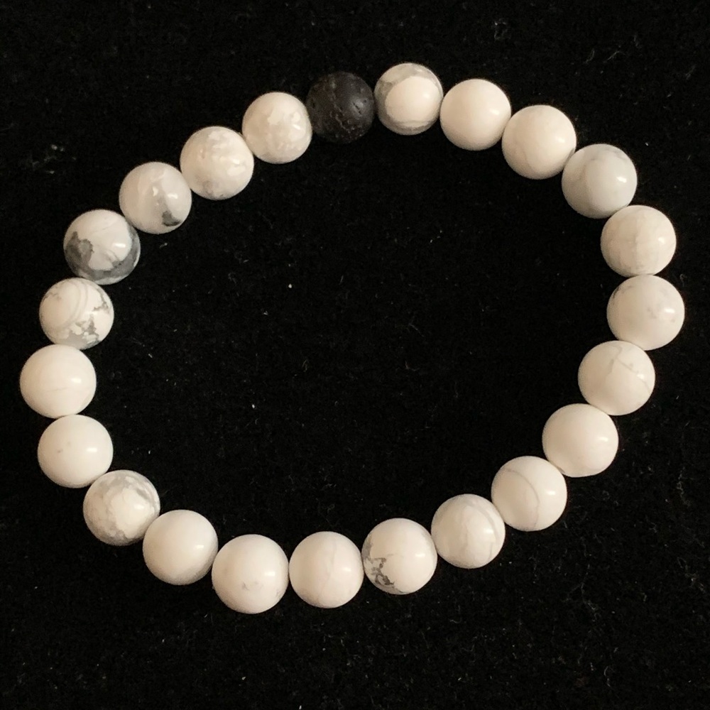 Lava Volcanic Stone Bracelet - Picture 3 of 3